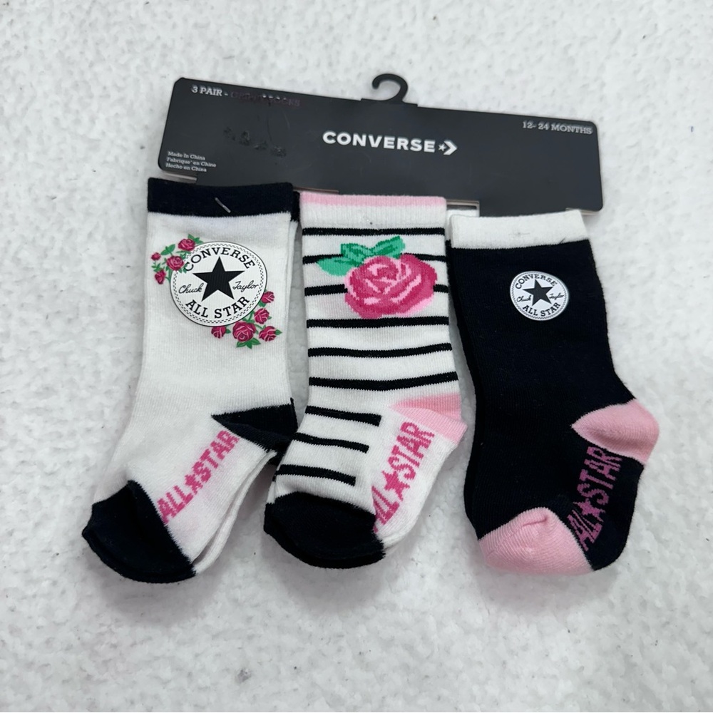 Girls Converse Socks